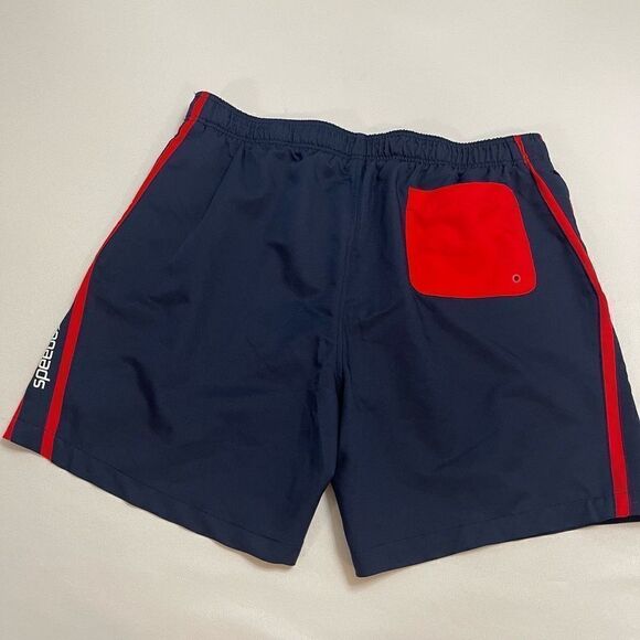 Speedo Navy Blue Red Swim Trunks Size XXL - Picture 9 of 9